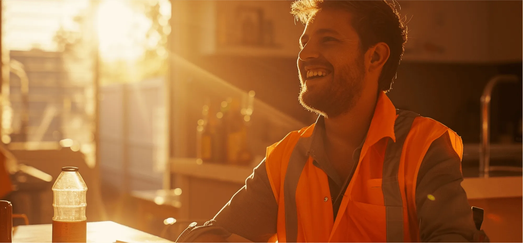 MyGig worker in hi-vis on an Australian worksite